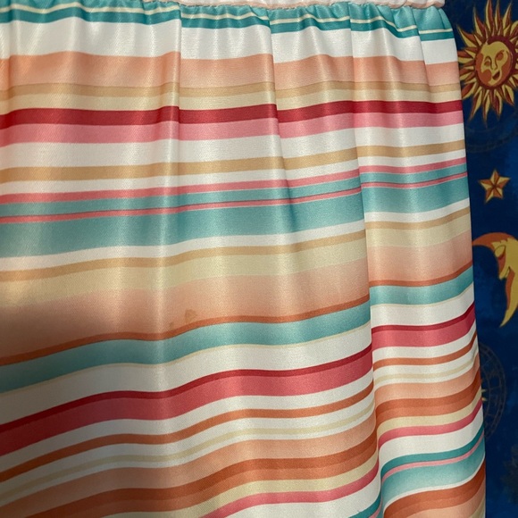 80s Stranger Things vintage striped summer dress - Picture 5 of 8